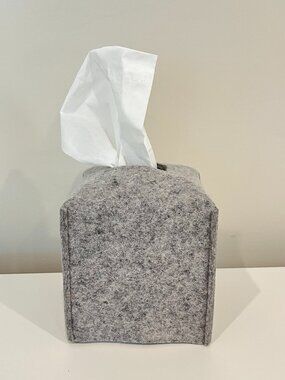Felted Wool Small Tissue Box Cover